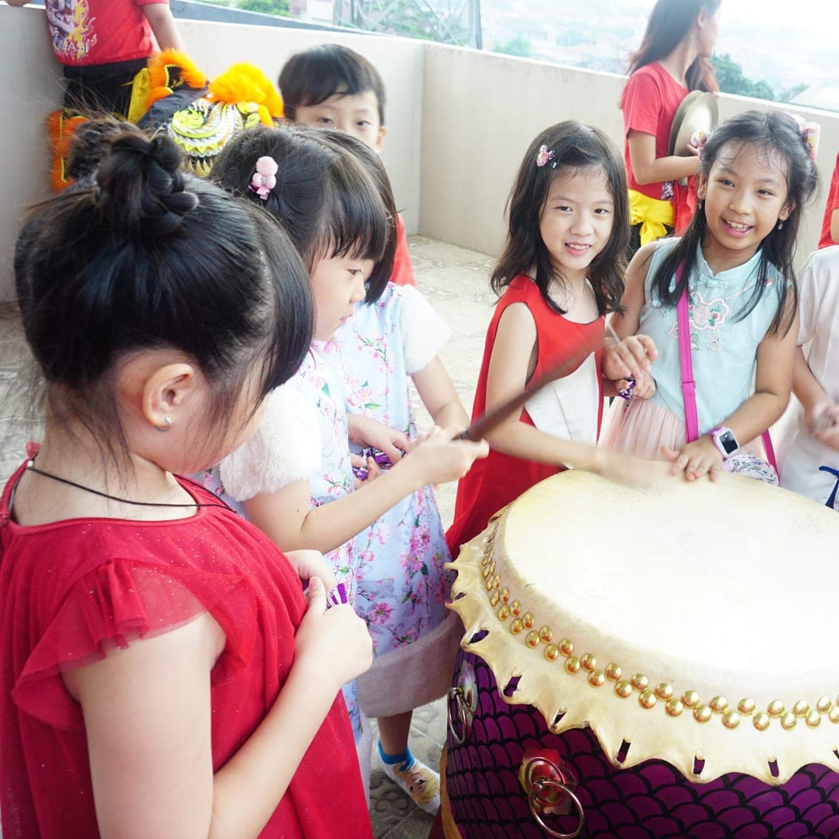 Perayaan Tahun Baru Imlek bersama murid-murid Kiddles